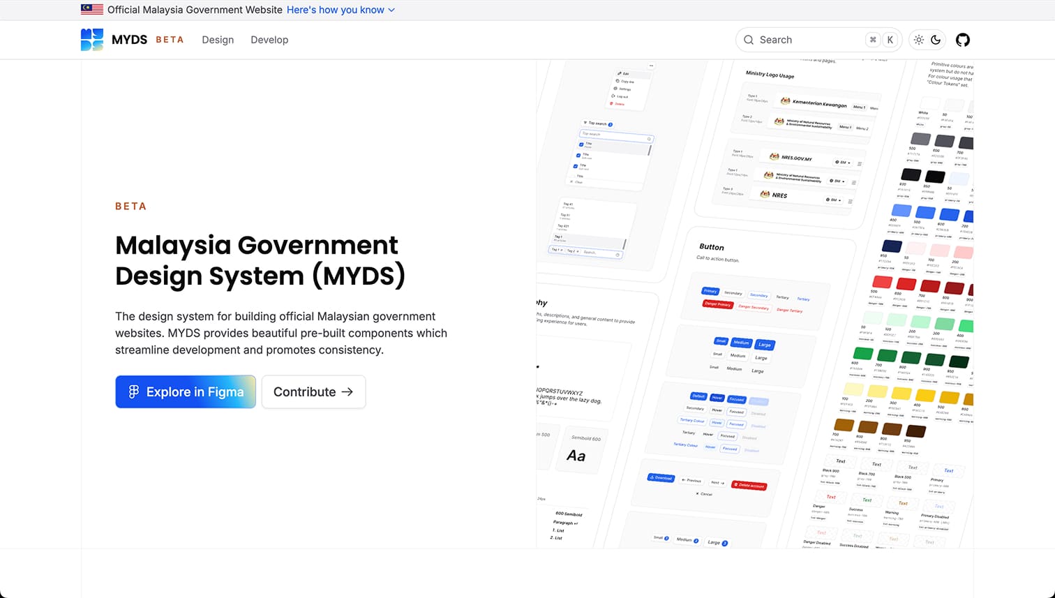 Malaysia Government Design System