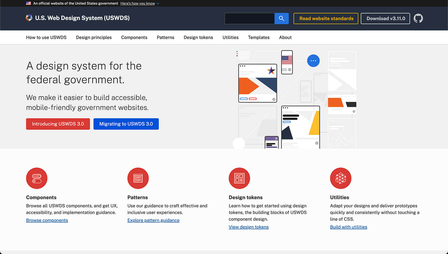 U.S. Web Design System (USWDS)