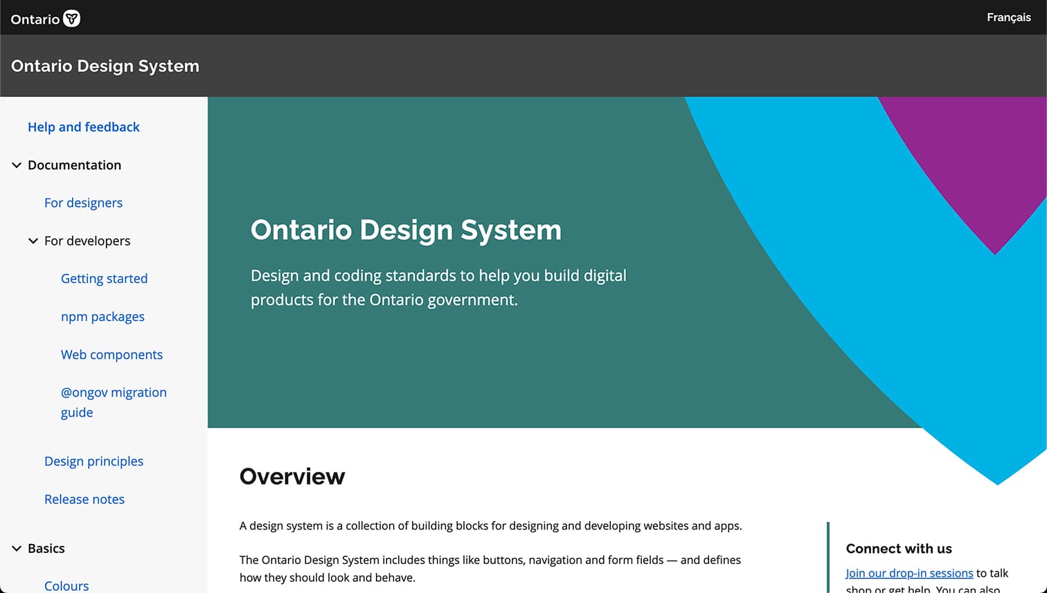 Ontario Government Design System