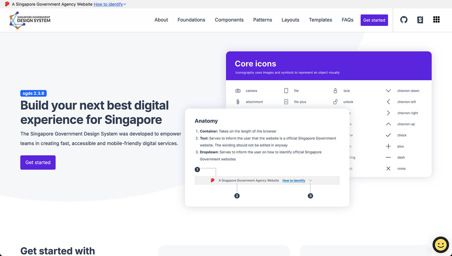 Singapore Government Design System (SGDS)