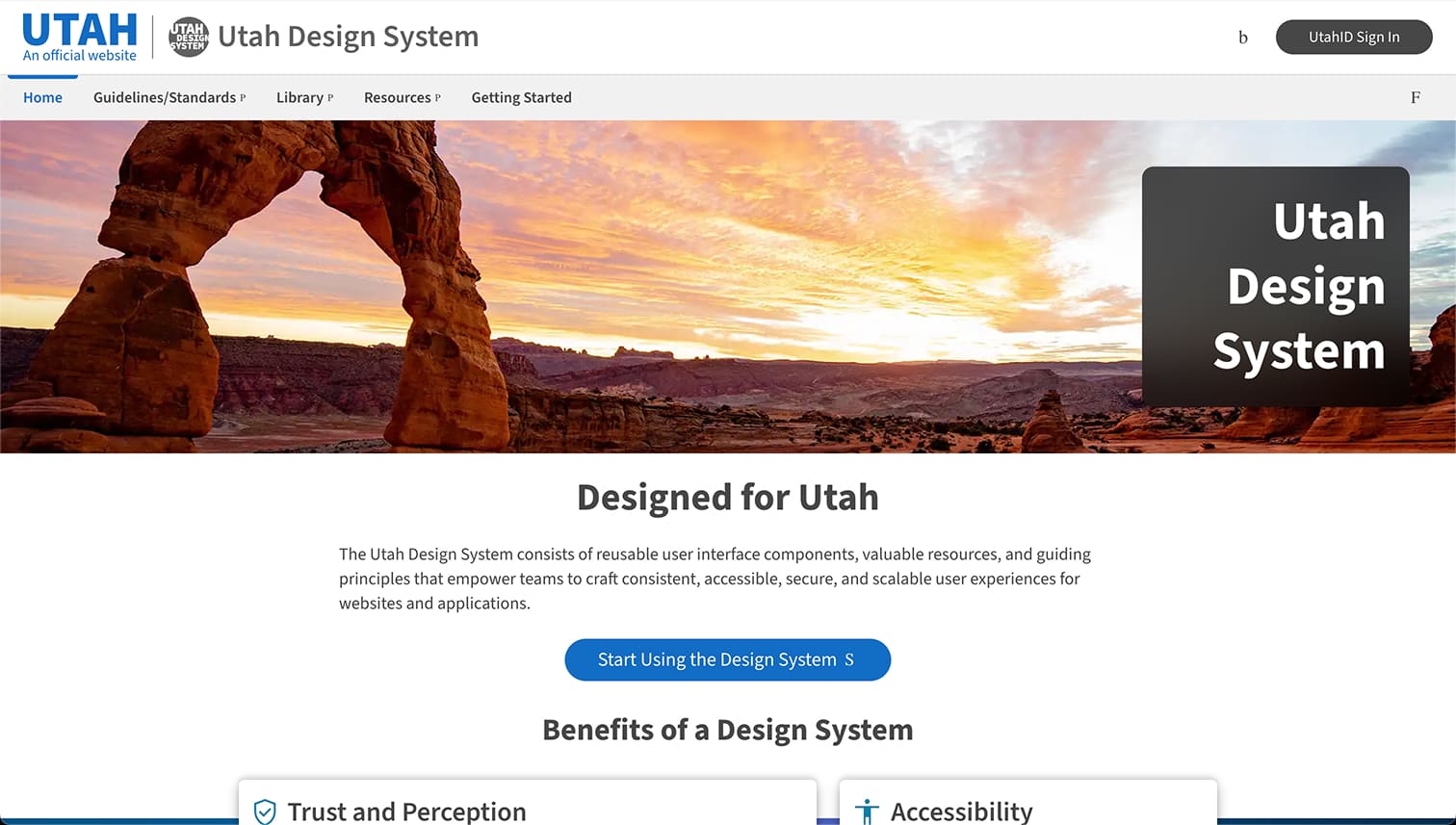 The Utah Design System