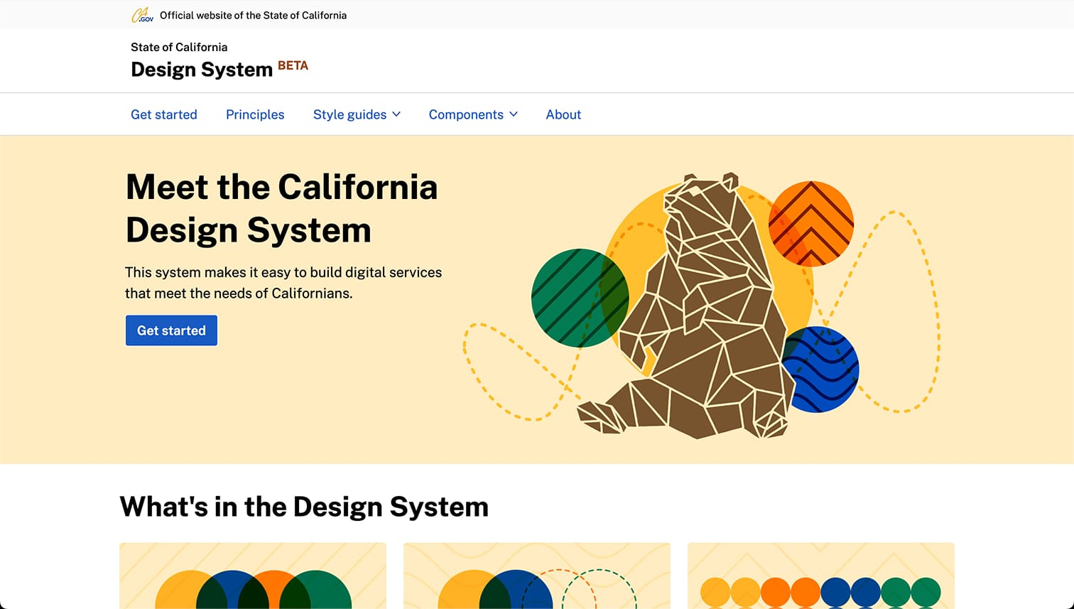 California Design System